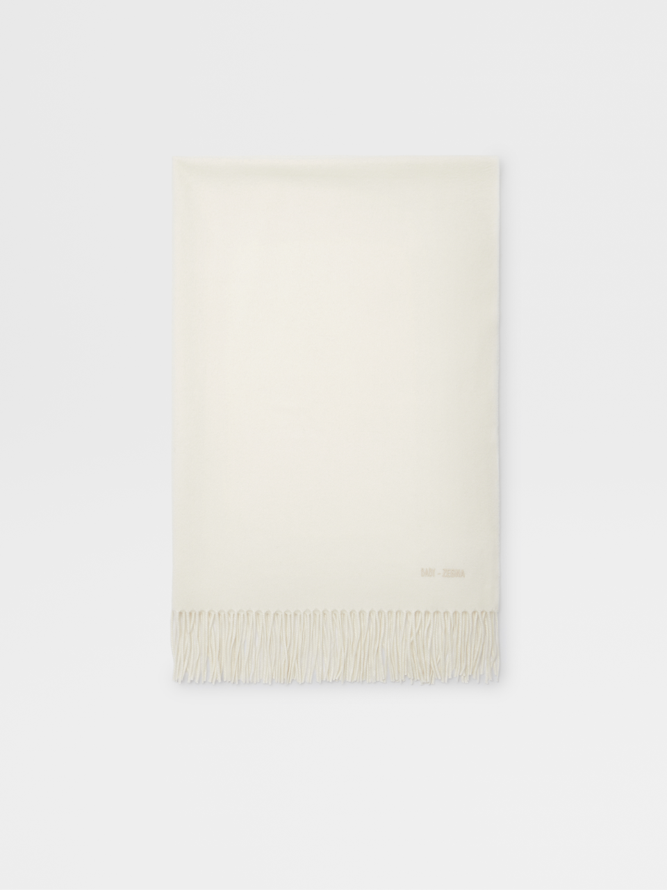 White Cashmere Baby  Blanket